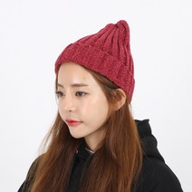 WHIZZ 빈티지 비니 남녀공용 보드비니 스키비니 방한용품, 베이지