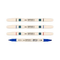 자바펜 자바 OHP 수성펜 MB 트윈펜 (1다스 12개입), 빨강(12개입)