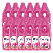 2020 다우니 퍼퓸 초고농축 섬유유연제 블룸 본품, 1L, 12개