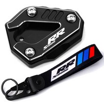오토바이 CNC 킥 스탠드 사이드 확대 확장 키 체인 BMW S1000 RR S1000RR S 1000 -, Black-combo, Black-combo