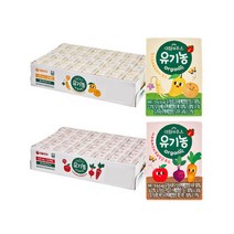 서울우유 아침에주스 유기농 ABC주스+MPB주스 120ml 64입, 아침에주스 유기농 ABC주스+MPB