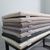 벤치의자방석 긴 식탁의자 방석 국내 맞춤제작 가능 카페 사무실 대형, 180x35, 6.다크그레이