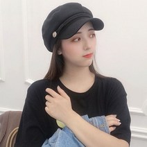 D1296-끈매듭단추 팔각 브레드 헌팅캡