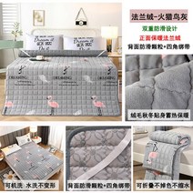 1인용 밀크융 침대 드킹 소프트 매트 가정용 깔기 카펫 바닥이불, C03-100x200cm(이중 미끄럼 방지속열