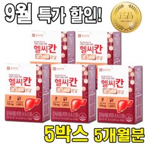 종근당 간건강 헬씨칸 로얄 피로회복 직장인필수영양제 밀크씨슬800mgX30캡슐(5달분), 30정, 5개