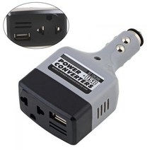 다운트랜스 슈퍼캐패시터 차량용 인버터휴대용 12V 자동차 전원 인버터 변환기 DC 12V/24V AC 220V USB 충, 한개옵션0