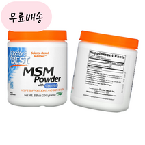 닥터베스트 MSM 파우더 닥터스베스트 엠에스엠 가루 250g, 1개
