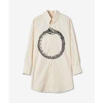 국내 정품 엠엠식스 MM6 메종마르지엘라 MAISON MARGIELA 여성 스네이크 프린트 셔츠 - 오프 화이트 / S62DL0078S60354102 SNAKE