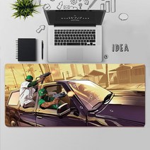지패드5GTA 5용 마우스 패드 대형 PC 게이머 컴퓨터 매트 큰 키보드 데스크 XXL 카펫 노트북, 04 LockEdge700x300x2mm, 03 A3