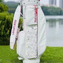 Maruuman-여성 골프 가방 스포츠 캐디백 핑크 레드 화이트 골프가방, 하얀