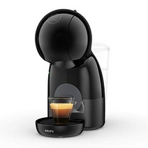 독일 수입 Nescafé Dolce Gusto Piccolo XS KP1A 에스프레소 및 기타 음료용 커피 머신, 블랙, 블랙 버튼