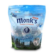 monks 몽스 아이스버그 캔디 500g 수입 대용량 허브 박하 민트사탕 목캔디, 1개