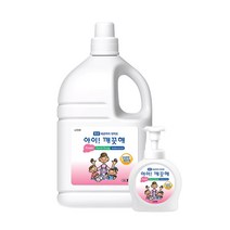 아이깨끗해 거품형 핸드솝 4L 용기490ml포함 워시 레몬향 세정제 대용량 리필 항균 물비누 코스트코, 5개