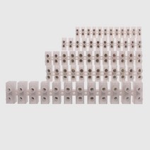낙엽송풍기 브로워 낙엽청소기 12 위치 듀얼 행 플라스틱 터미널 블록 와이어 커넥터 나사 전기 배리어 스, 05 X3-6012 60A_01 1 Pcs