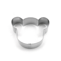 곰돌이 쿠키커터 스텐 곰얼굴 쿠키틀, 1개