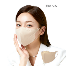 다나 오브 뷰티라인 새부리형 마스크 중형 25매, 03.테라 베이지