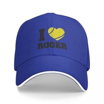 I love Roger 모자 야구 골프 공 레이브 여성용 비치 아울렛 2023 남성용, [05] Blue