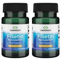 스완슨 울트라 피세틴 100mg 베지 캡슐, 30개입, 2개