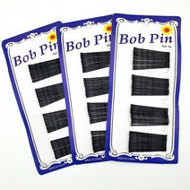 검정색 실핀세트 블랙 일자 핀 잔머리 정리 앞머리 고정 작은 일자삔 소형 미니 헤어 실삔