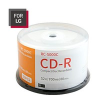 [FOR LG] CD-R 52배속 700MB [케익통 50매], 50매입