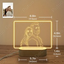 네온사인 무드등 간판 네온조명 led 카페 펍 술집 남편을위한 putuo 크리스마스 홈, 웜 라이트 베이스, dzacb0001-t5