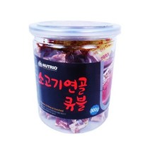 간식 캔 소고기 연골 큐블 300g 진돗개 강아지 체키니즈 셰틀랜드쉽독 베들링턴테리어 시츄 통조림간식