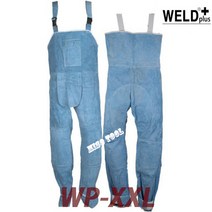 웰코글로벌 용접바지 (사계절용) WP-XXL 대형 (132x102cm) 우피 천연소가죽 용접의류