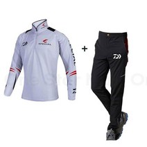 원스타몰 여름낚시복세트 상의 바지 남여공용 등산복 티셔츠, 화이트상의+바지세트, 4XL