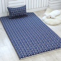 순면 솜요 두꺼운 바닥에까는 손님용 바닥 이불 요매트 요솜포함, 싱글사이즈, 낭만베어