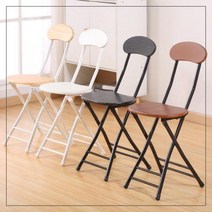 접이식 의자 보조 간이 철재 베란다 미니 스툴 모던 카페, 블랙우드(품절)