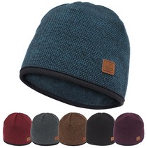 비니모자 스포츠비니모자 기모원단 국내제작 E3202, 브라운