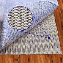 Home Must Haves 미끄럼 방지 스트롱 홀드 펌 그립 미끄럼 방지 러그 패드 0.3cm(0.1인치) 베이지 6.1x2.1m(2x7피트) RP2-2x7