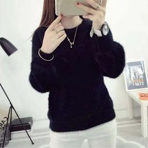 핫핑크 니트 mohai 기본 여성 39s 따뜻한 라운드 넥 풀오버 스웨터 핑크 쇼트 탑 sweet sueter mujer 가을 겨울 점퍼 zzzara