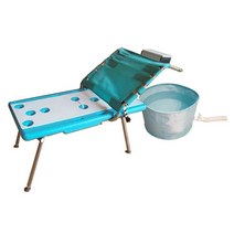 환자용 목욕의자 노인욕실의자 샤워 침대 베드 이동식, 샴푸의자