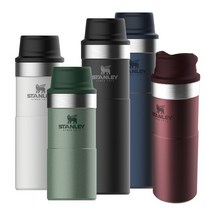 [스탠리공식유통사] 클래식 트리거 액션 트래블 머그, 상세설명 참조, 591ml 해머톤 그린10-06441-087