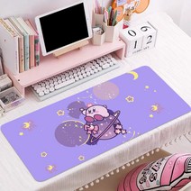 별의커비 캐릭터 장패드 매트 컴퓨터 PC 마우스패드 논슬립 데스크 책상 매트 방꾸미기, ZZ-087 + 370x250mm + 3mm