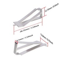 54 3 2 1 개/몫 스테인레스 유리 가열 침 클립 클램프 프린터 빌드 플랫폼 리테이너 Ultimaker Ender3, 05 5PCS