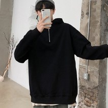 셀러허브 패션 [슈썸] 후노락 무지후드티 기모안감 하프집업 IS-ANR02