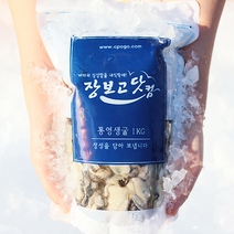 통영직송 최상급 생굴 싱싱 지퍼백 포장, 통영생굴 3kg