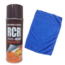청소용품전문 RCR-450스티커클리너420ml 걸레40x40cm세트, 1개