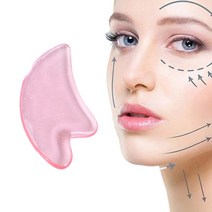 두피괄사 은괄사 갈사 유기 도자기 세라믹 괄사 주걱턱 팔자주름없애기 사각턱핑크 과샤 마사지 얼굴 수지, 한개옵션0