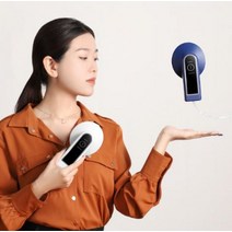 스팀다리미 핸디형 가성비 옷주름피는법 다림질 퀼트 접이식 초소형, 사파이어블루