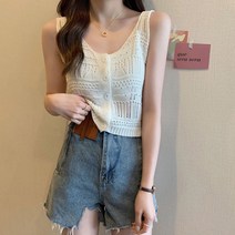 쪼꼬마미 니트 썸머 나시 가디건