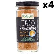 Frontier Natural Taco Seasoning 프론티어 타코 시즈닝 66g 4팩, 1개