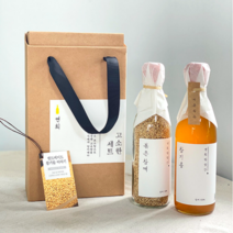 연희방앗간 참기름 볶음참깨 선물세트(350ml 1병 160g 1병) 명절선물 답례품