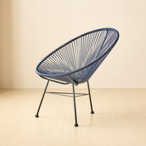 피카소가구 뉴 코드체어 야외라탄의자 아웃도어 테라스 아카풀코 야외의자, 뉴코드체어-딥블루