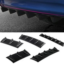 포원) 자동차 튜닝 카본 리어 디퓨저 범퍼 가드 에어댐 파츠 차량 용품, 5핀