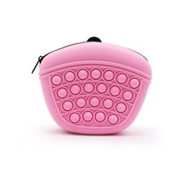 강아지 어질리티 애완동물 휴대용 스낵 간식 산책 가방, PINK