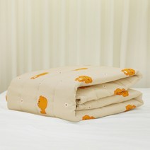 리틀프렌즈 광목 누빔패드(Q)_데이지리틀라이언, 데이지리틀라이언