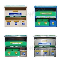 리빙월드 폐형광등건전지수거함 4종택1 /형광등수거함 건전지수거함 실외용수거함 아파트 분리수거함, 2-청색PP내통